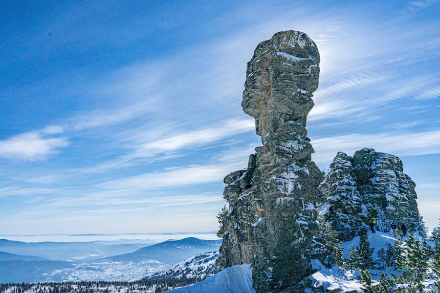 Photo mountain tourism
